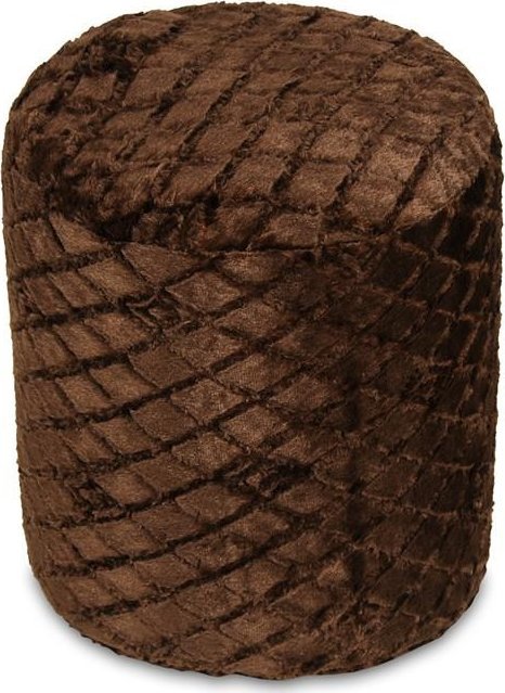 Matex Pufa Dekoracyjna Luxima wys. 45 Romby Brąz