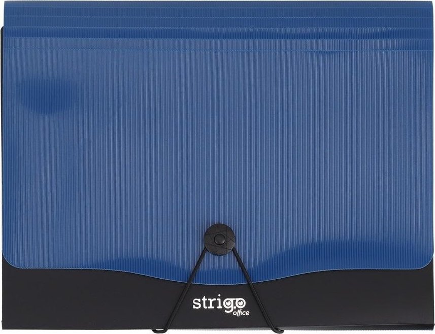 Teczka Vfile A4 z 13 przekładkami granatowa STRIGO