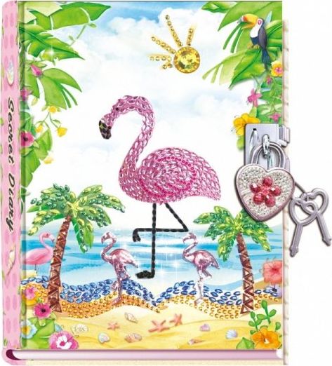 Pulio Pecoware Pamiętnik na kłódkę Flaming