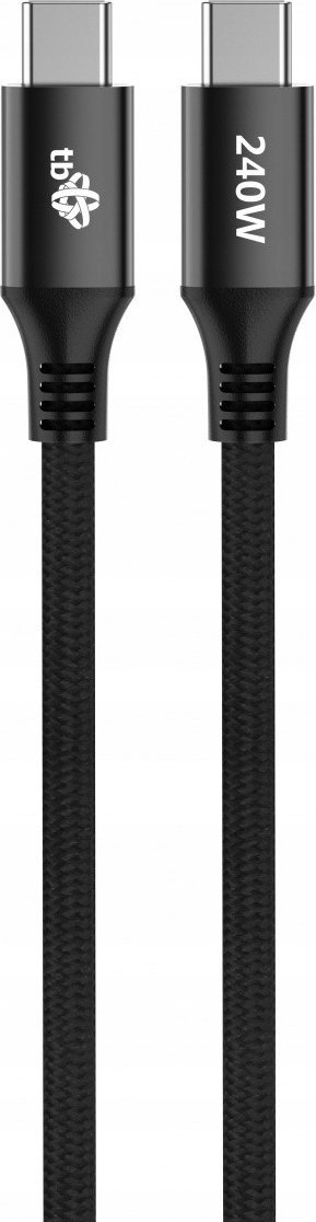 Kabel USB TB USB-C - USB-C 1 m Czarny (AKTBXKUCCOSI10B)