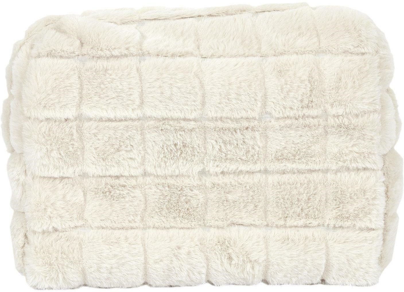 INTESI KOSMETYCZKA FUTRZANA KREMOWA