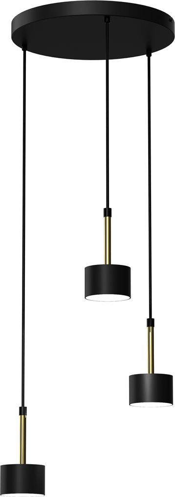 Lampa wisząca Milagro Nowoczesna lampa wisząca LED Ready czarna Milagro MLP7762