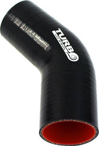 TurboWorks Kolanko 67st TurboWorks Pro Black 63mm