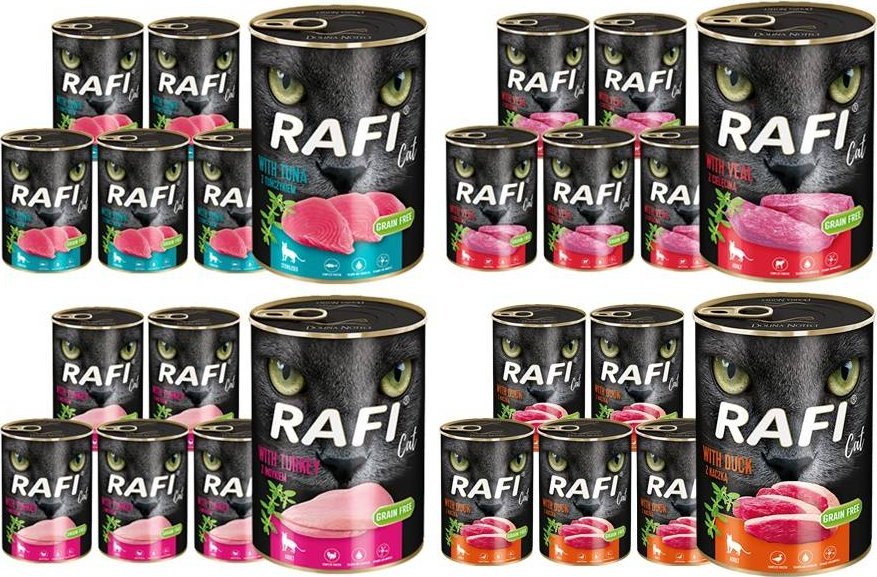 Dolina Noteci DOLINA NOTECI RAFI Cat Adult Mix smaków 24x400g