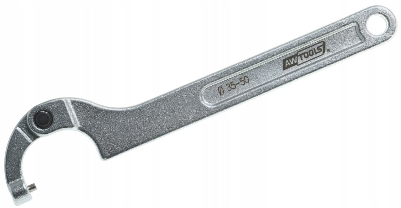AWTools KLUCZ Hakowy nasadkowy przegubowy 35-50mm BLACK LINE