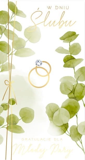 KUKARTKA KARNET SLUB PM-319