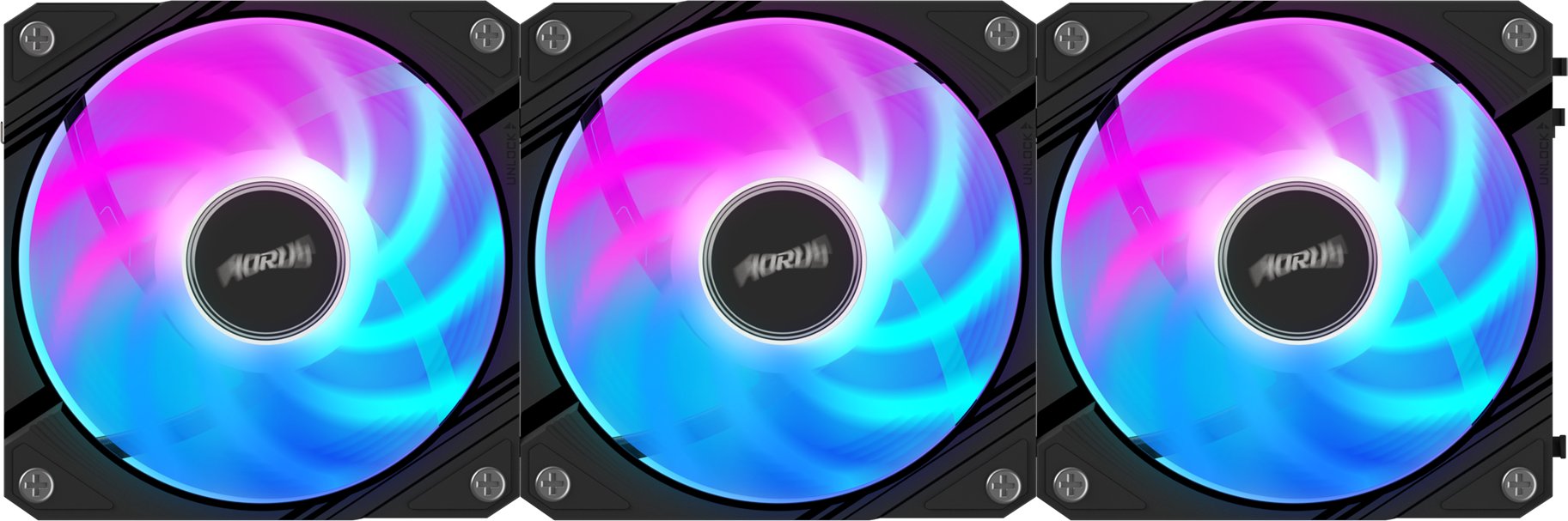Wentylator Gigabyte AORUS EZ Chain Fan 120 3-pack (GP-ECFAN1203)