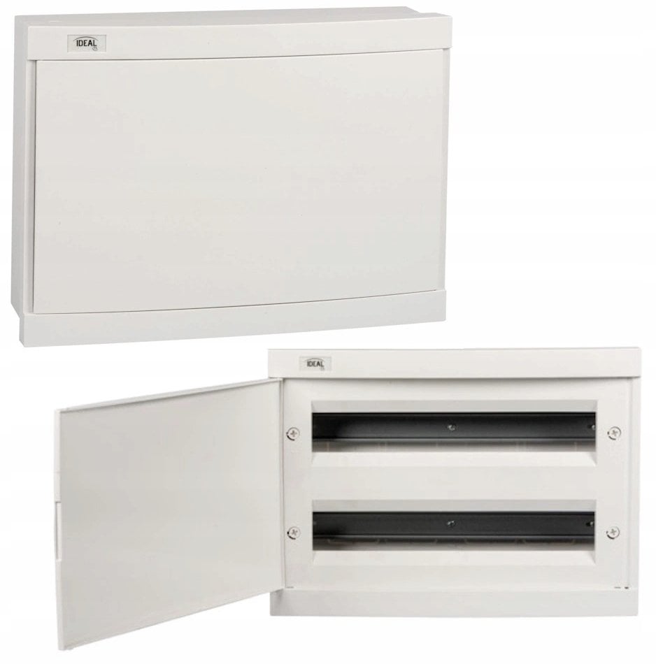 Rozdzielnica modułowa tworzywo 2x18 podtynkowa IP30 IK07 N+PE II klasa drzwi białe KDB-F36P biały 23628