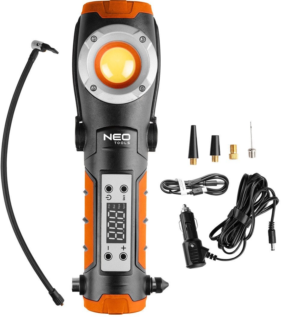 Lampa akumulatorowa 800lm z kompresorem