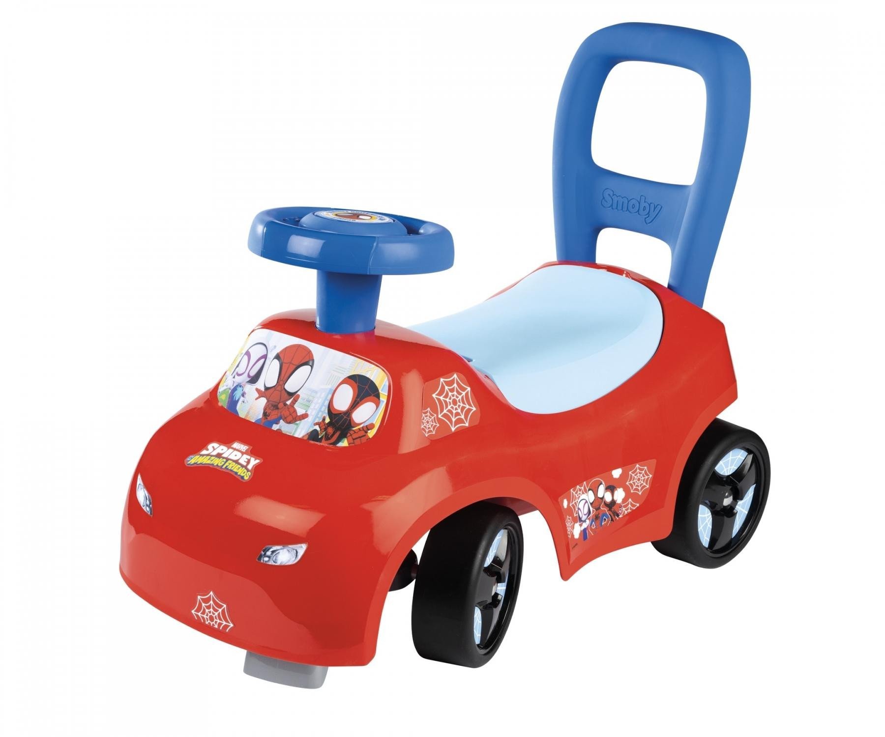 Smoby Jeździk Spidey Czerwony