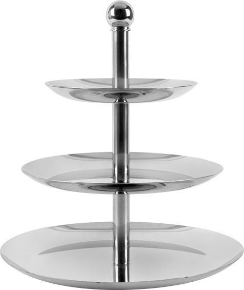 Witek Home Patera 3 poziomowa metalowa 28cm