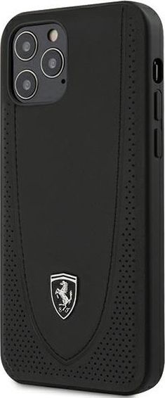 Ferrari Ferrari FEOGOHCP12MBK iPhone 12/12 Pro 6,1" czarny/black hardcase Off Track Perforated