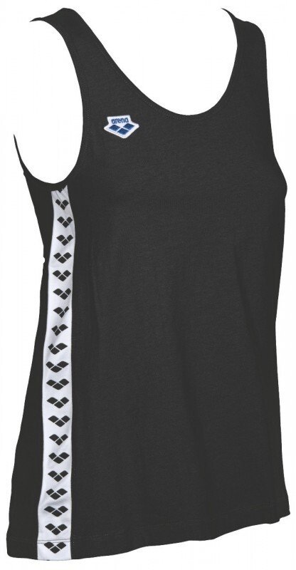 Arena KOSZULKA WOMAN TANK TOP TEAM ICONS BLACK-WHITE-BLACK ROZMIAR XS 001782501