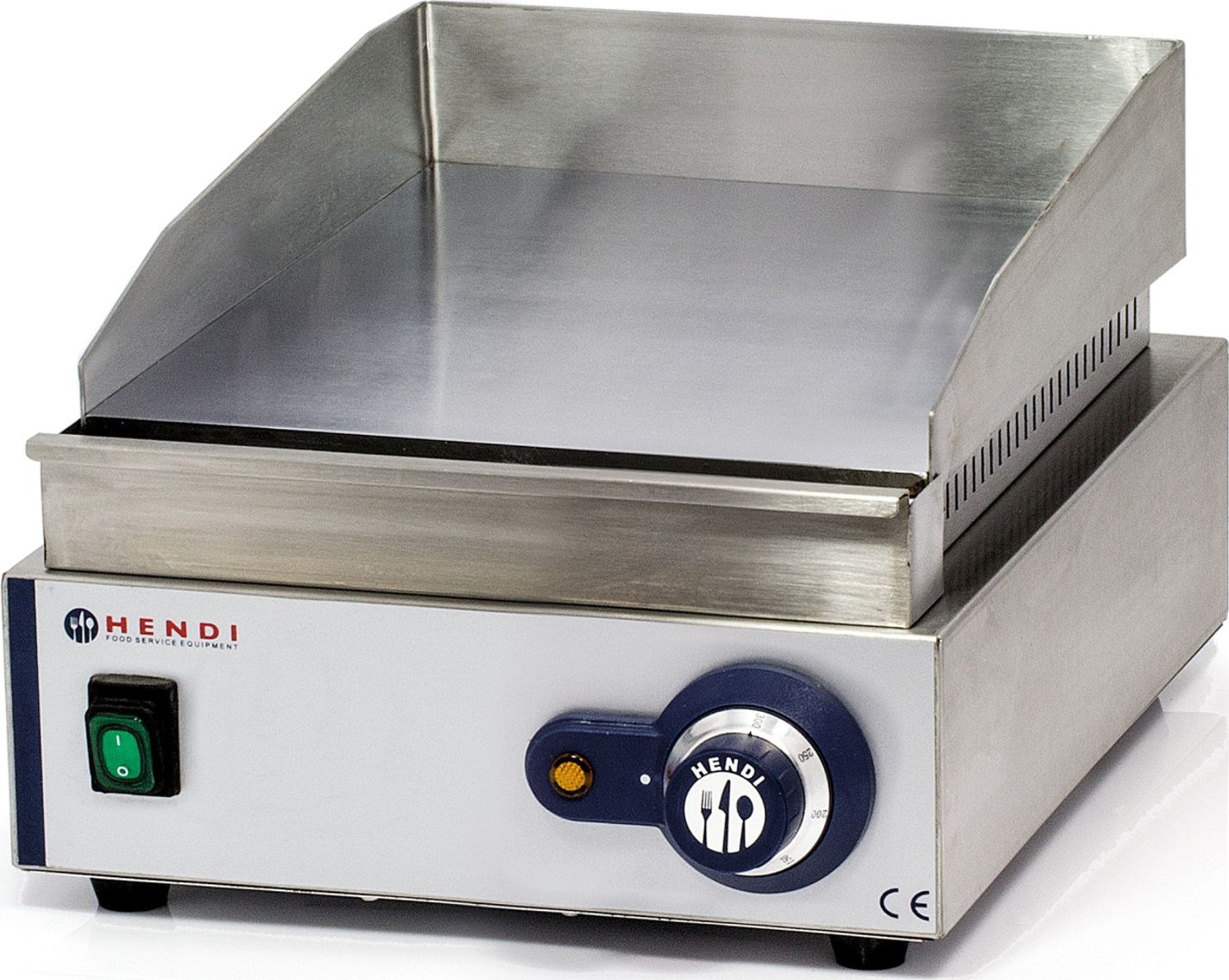Hendi Płyta grzewcza grillowa Blue Line gładka do pracy ciągłej 2000W - Hendi 203125 Płyta grzewcza grillowa Blue Line gładka do pracy ciągłej 2000W -