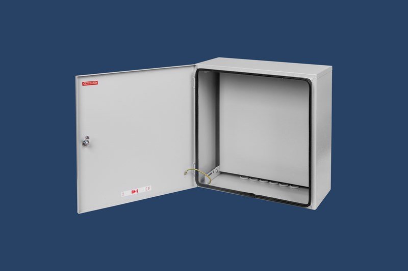 Karwasz Rozdzielnica n/t IP54 z płytą szara RH-3