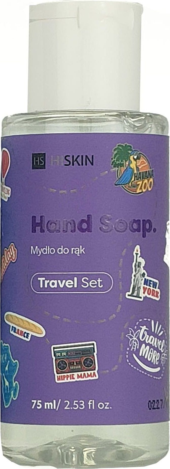 HiSkin HISKIN Travel Set Mydło do rąk w płynie 75 ml