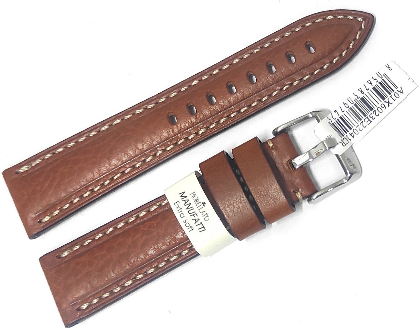 Skórzany pasek do zegarka 24 mm Morellato A01X6023E22041CR24 brązowy .