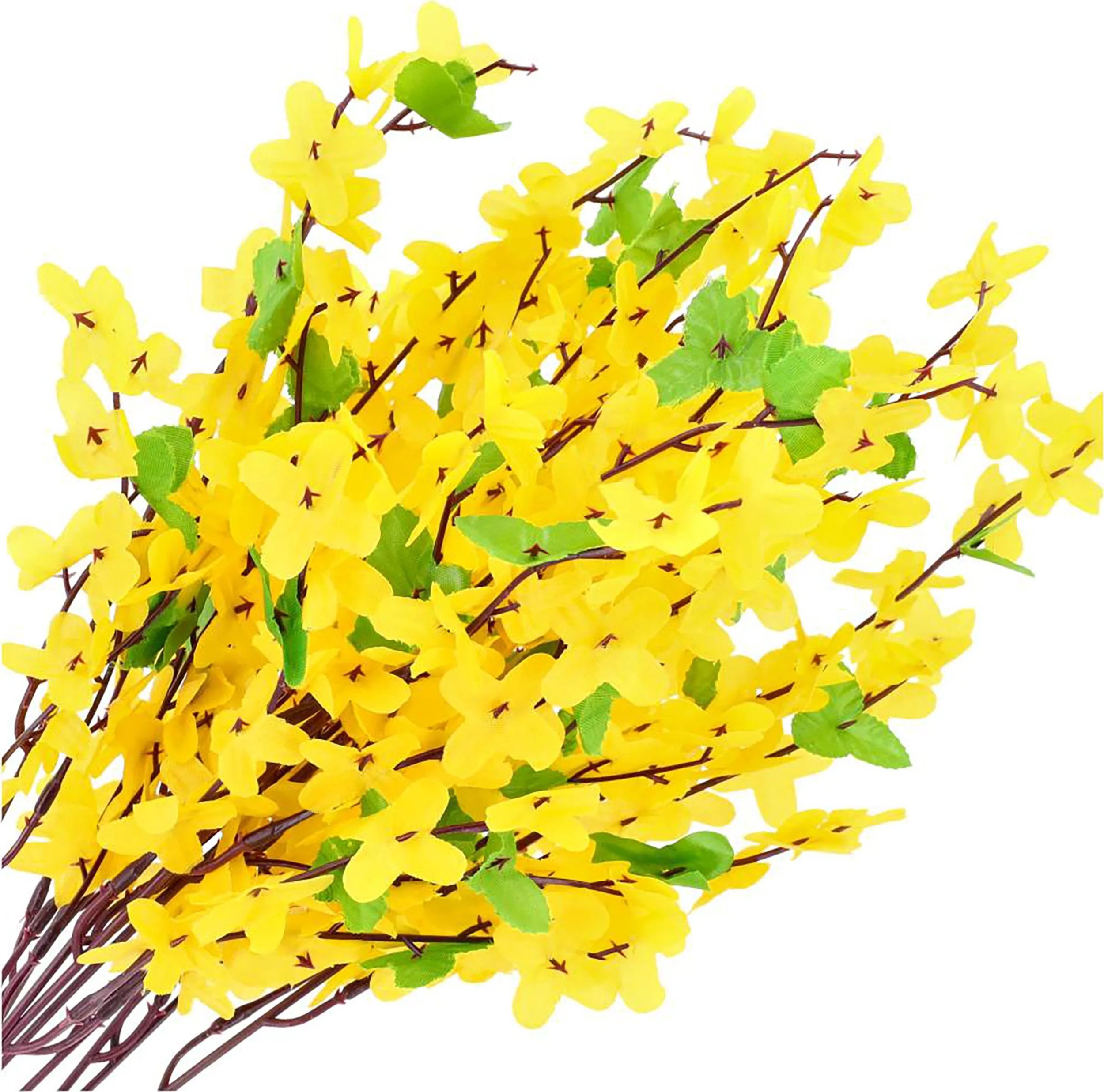 Kwiaty Sztuczne Forsycja Ozdoba Do Święconki Ozdoba Na Wielkanoc Gałązka