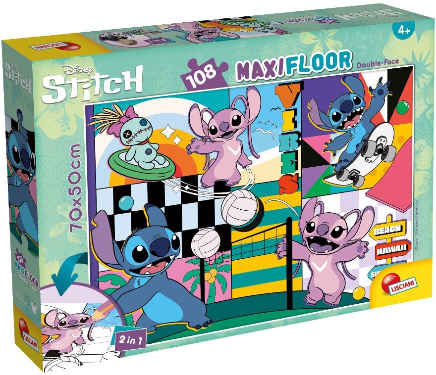 LISCIANI DISNEY PUZZLE DF MAXI FLOOR 108 STITCH