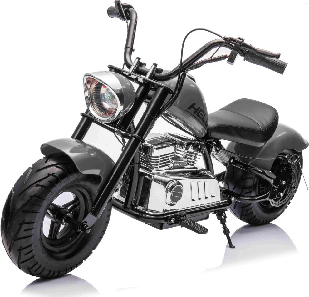 1PUNKT Pojazd Motorek Chopper Warrior Szary