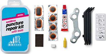 Weldtite Łatki do dętek zestaw AIRTITE PUNCTURE 6 x łatki + klucz pudełko 10 szt. (WLD-01007)