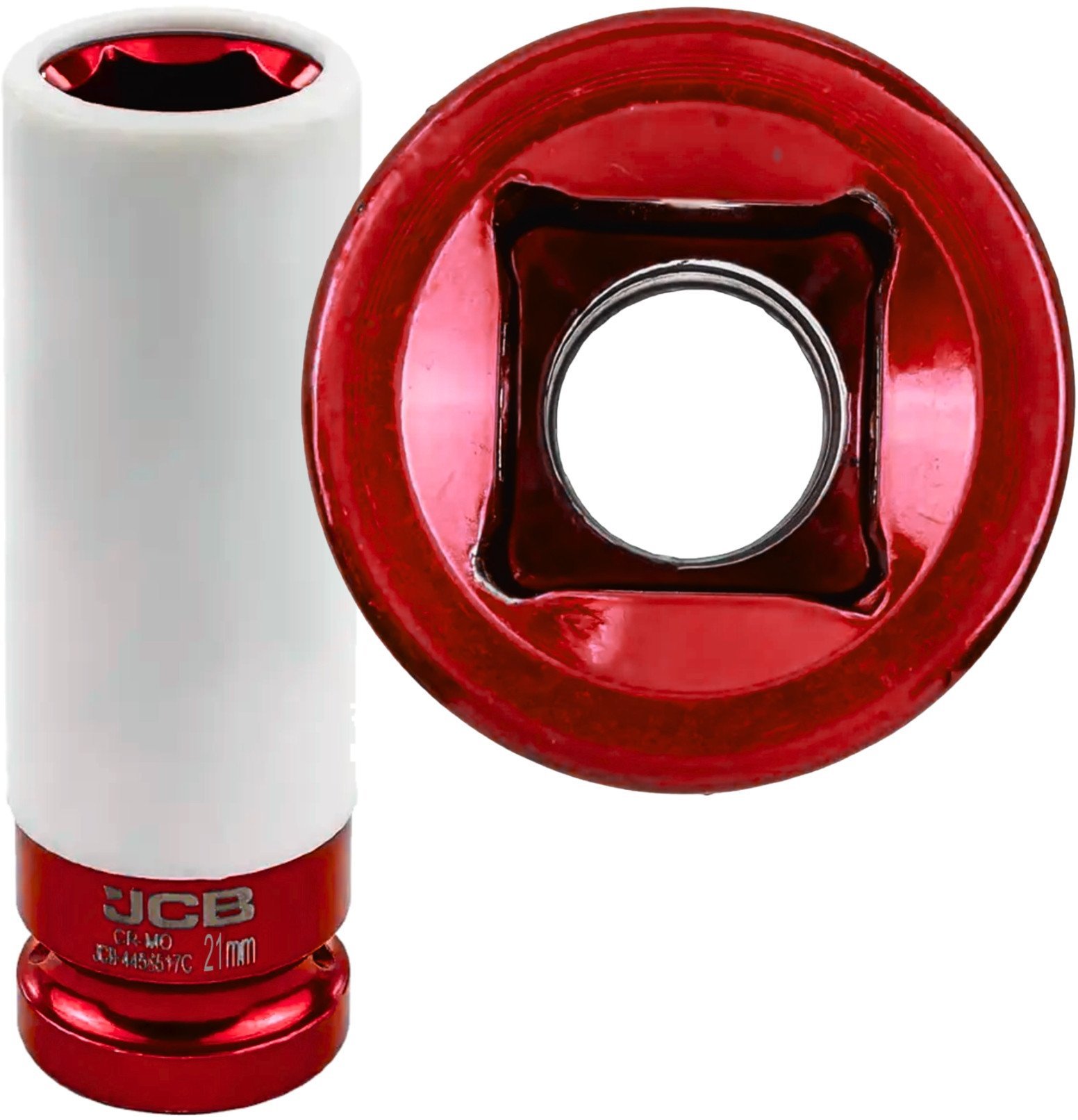 Nasadka głęboka do alufelg z tuleją zabezpieczającą 21mm 1/2" (6-kątna)