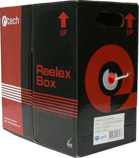 C-Tech kabel UTP przewód c5e 305m