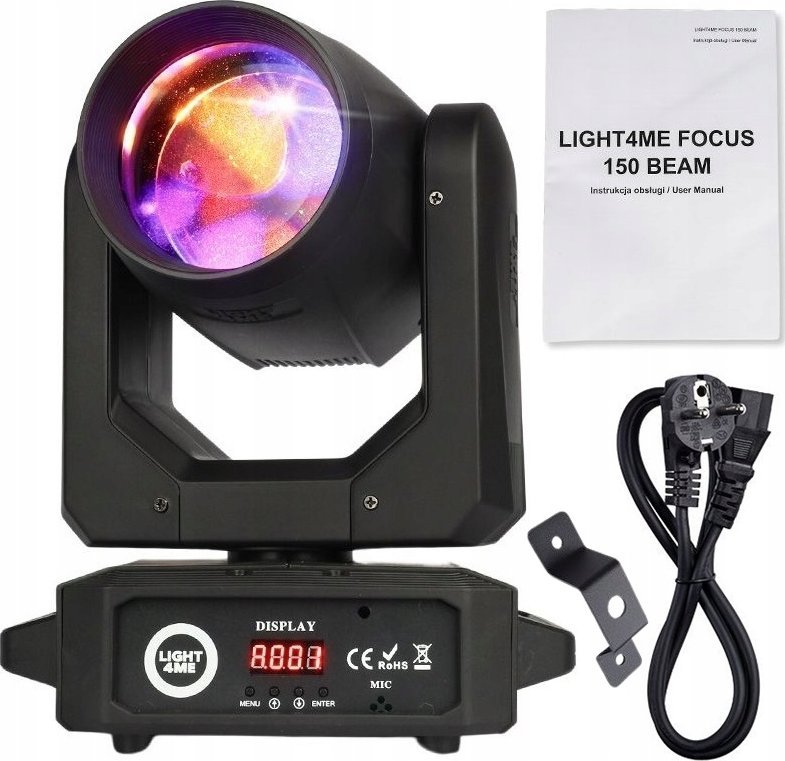 LIGHT4ME LIGHT4ME FOCUS 150 BEAM głowica ruchoma LED oświetlenie sceniczne