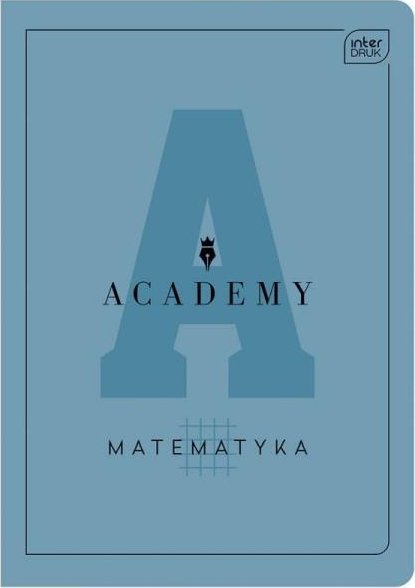 Interdruk Zeszyt w kratkĘ a5 matematyka academy 60 kartek interdruk