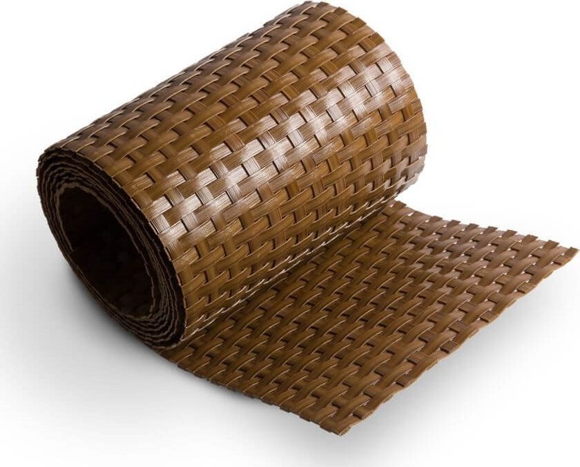 TechnoRattan Taśma Ogrodzeniowa - panelowa z TECHNORATTANU 19cm x 2,55m RD13