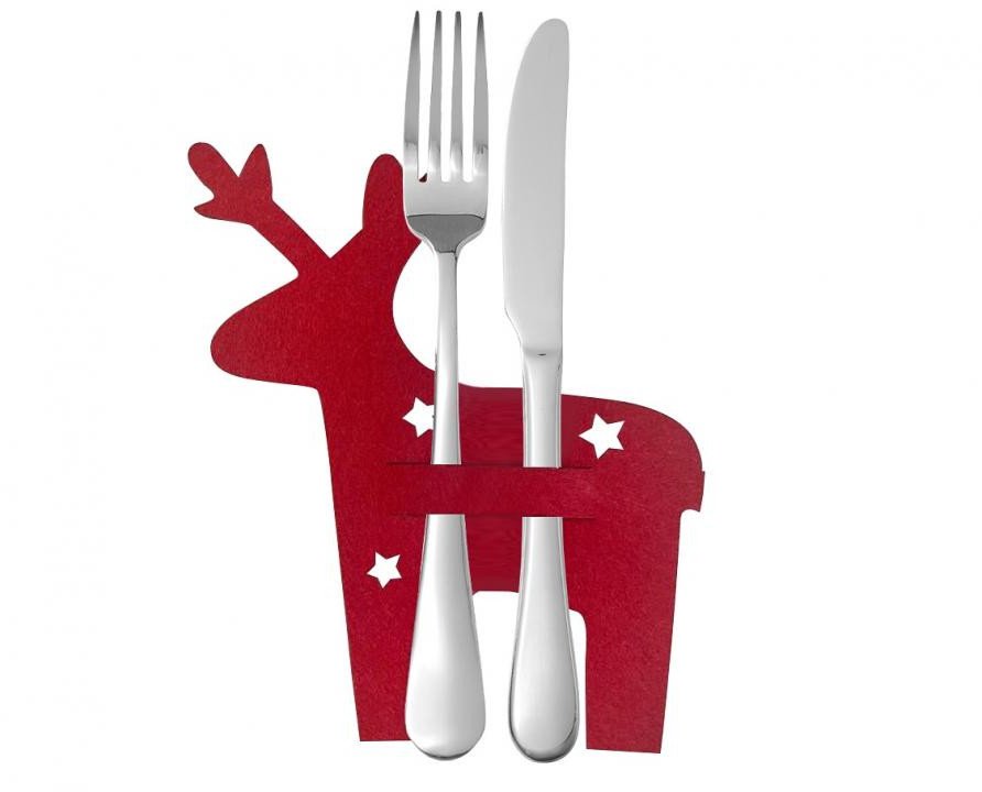 Etui na sztućce Renifer 14,5x18cm 4szt