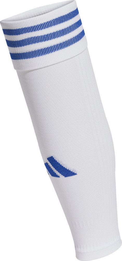 Rękawy piłkarskie adidas Team Sleeve 23 biało-niebieskie JM3634 28-30