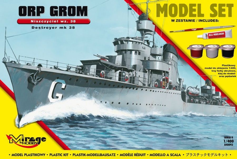 Mirage ORP 'GROM' wz.38 [Polski Niszczyciel II WŚ] (MI/840093)