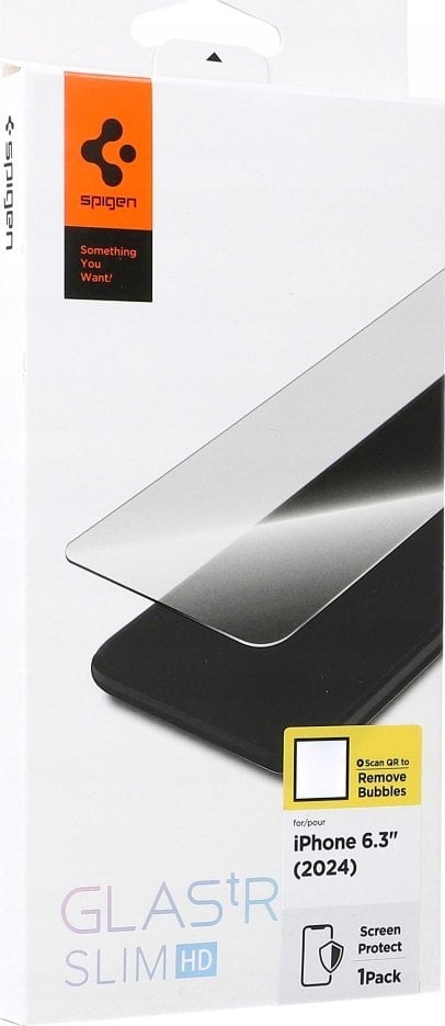Spigen Spigen GLAS.TR Slim do Apple iPhone 16 Pro przezroczysty