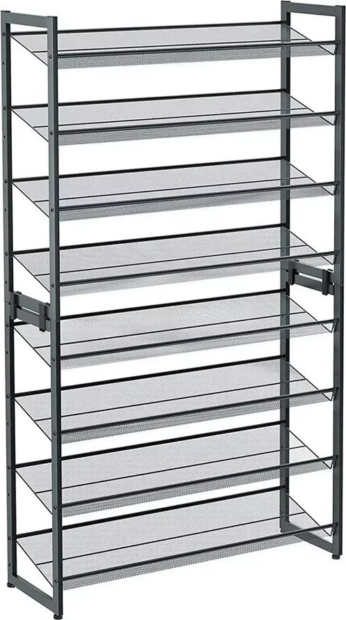 Elior Metalowy regał na buty do garderoby i przedpokoju - Lupis