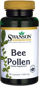 Swanson Bee Pollen 400mg 100 kaps.