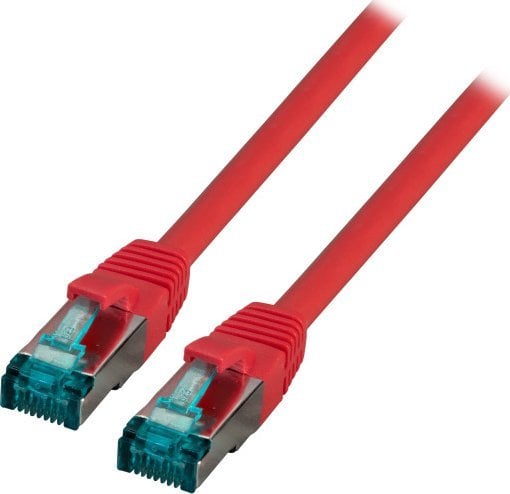 EFB EFB RJ45 Patchkabel S/FTP, Cat.6A, LSZH, 50m, rot