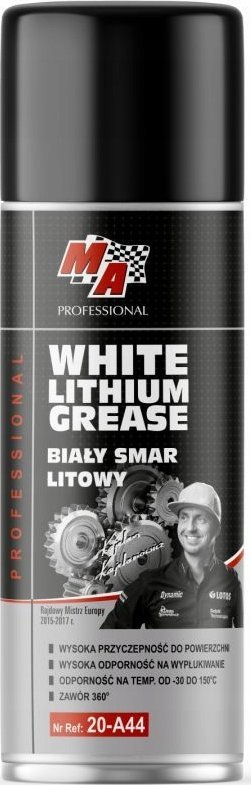 MA PROFESSIONAL SMAR BIAŁY LITOWY 400ml. (1/24) MA PROFESSIONAL