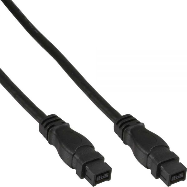 InLine Firewire 9-pin - Firewire 9-pin, 1.8m, Czarny (39902)