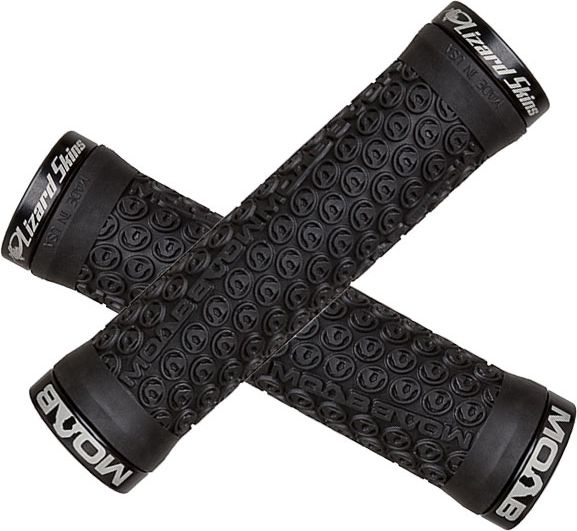 Lizard Skins Chwyty kierownicy MOAB LOCK-ON klamry czarne 130mm czarne