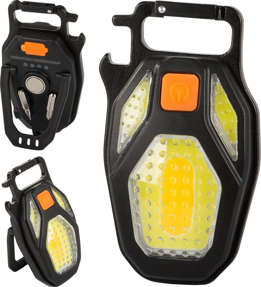Bailong Lampka led cob brelok otwieracz magnes latarka usb Lampka led cob brelok otwieracz magnes latarka usb