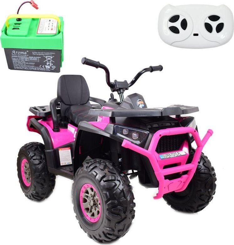 Mega wielki quad na akumulator z pilotem, 4x4, miękkie koła/xmx607