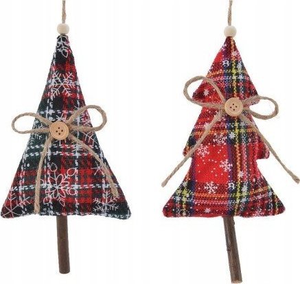 Kaemingk Zawieszka na choinkę świąteczna choinka 19 cm