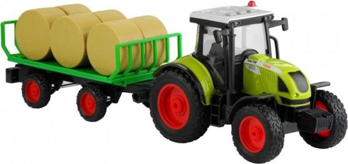 Lean Sport Traktor z Przyczepką z Sianem Świeci Gra 37,5 cm
