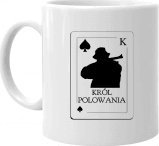 Koszulkowy Król polowania - kubek na prezent dla myśliwego