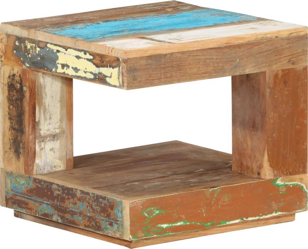 vidaXL vidaXL Stolik kawowy, 45x45x40 cm, lite drewno odzyskane