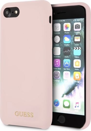 Guess Etui do iPhone 7/8, jasnoróżowy (GUHCI8LSGLLP)