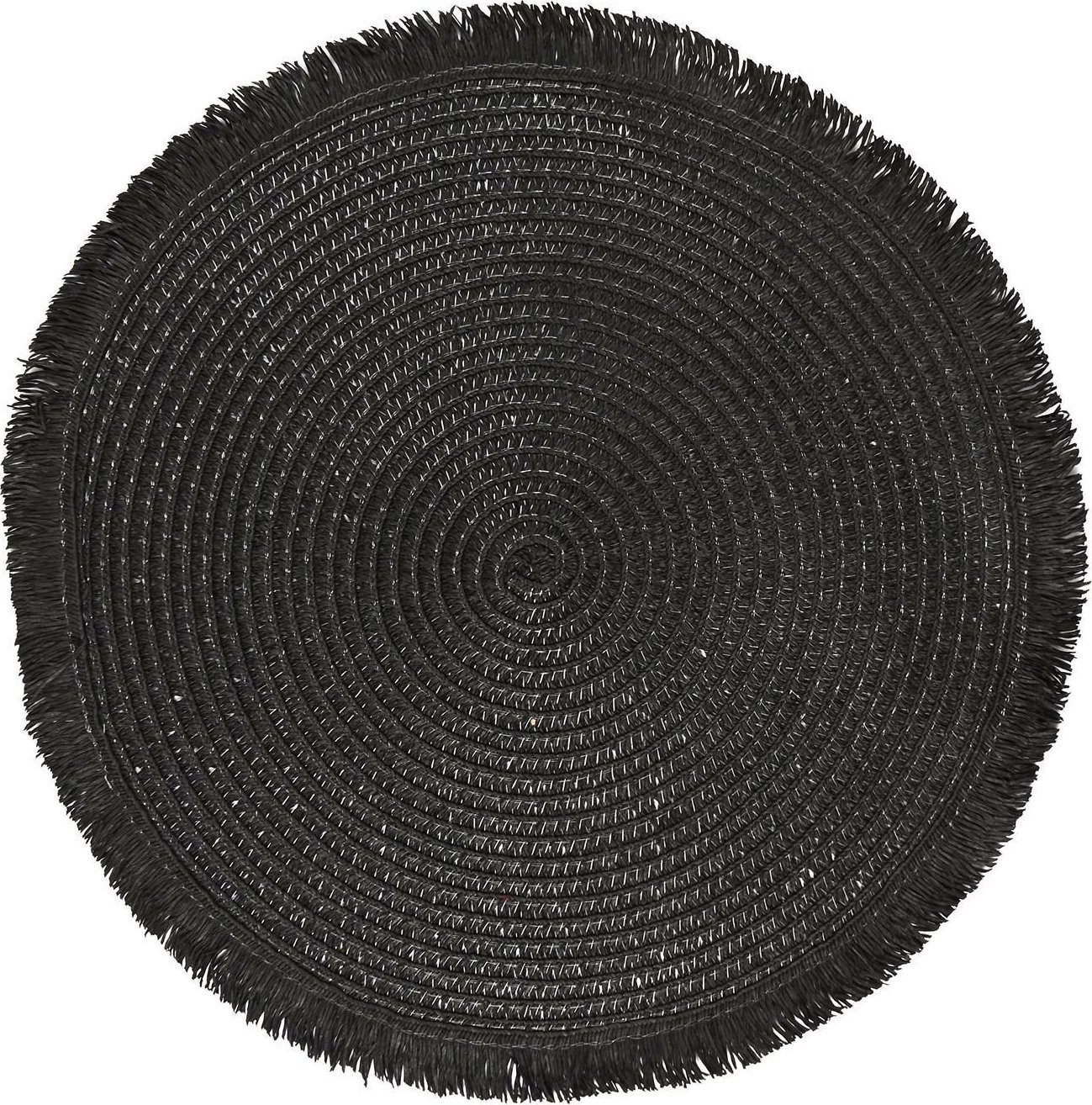 Intesi INTESI PODKŁADKA POD TALERZ CZARNA 38CM BOHO