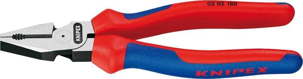 Knipex Szczypce uniwersalne, 180 mm, o zwiększonym przełożeniu (02 02 180)
