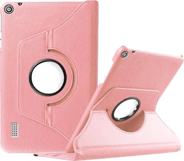 Etui na tablet 4kom.pl Etui obrotowe 360 do Huawei MediaPad T3 7.0 Różowe uniwersalny